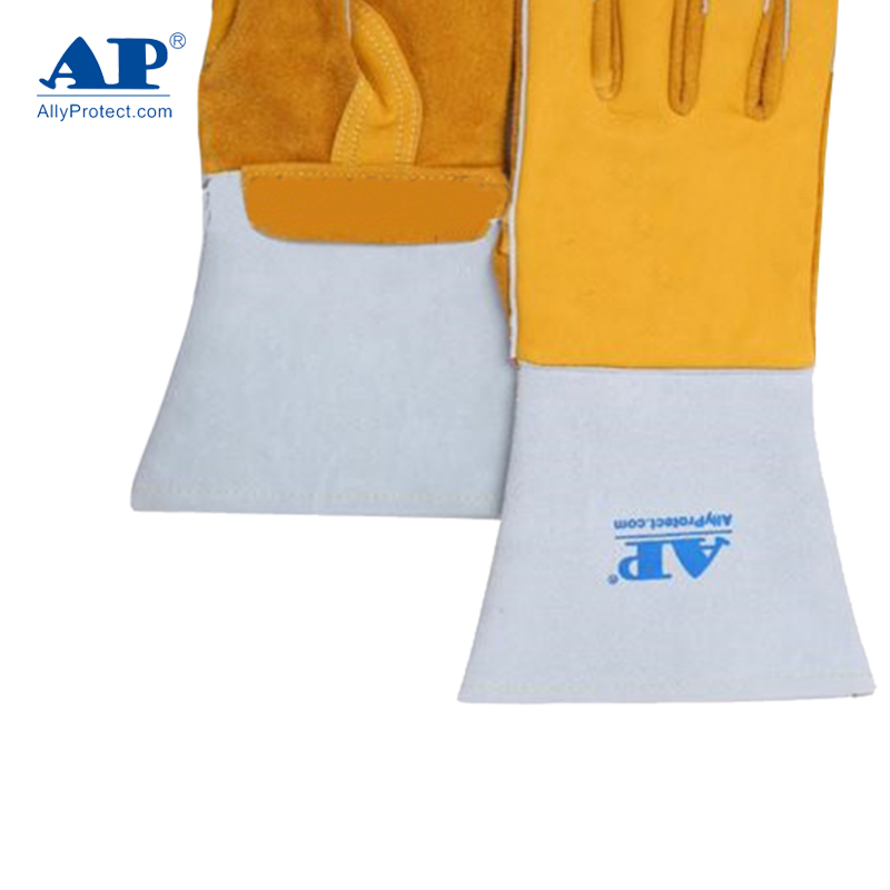 友盟AP-2950耐磨舒適牛青皮電焊手套圖片3 友盟AP-2950耐磨舒適牛青皮電焊手套圖片3