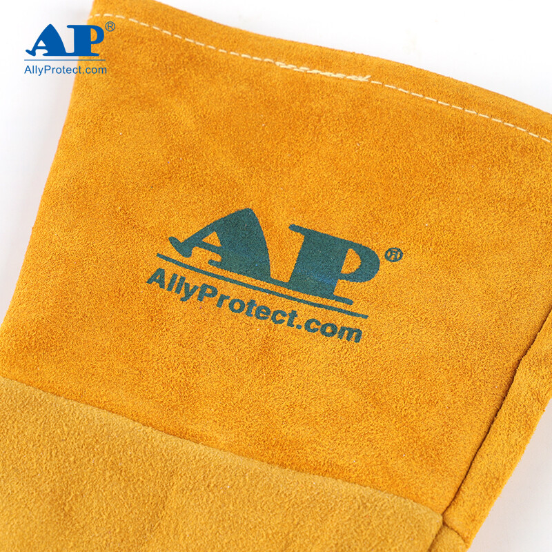 友盟AP-2327金黃色鹿二層皮電焊手套圖片3 友盟AP-2327金黃色鹿二層皮電焊手套圖片3