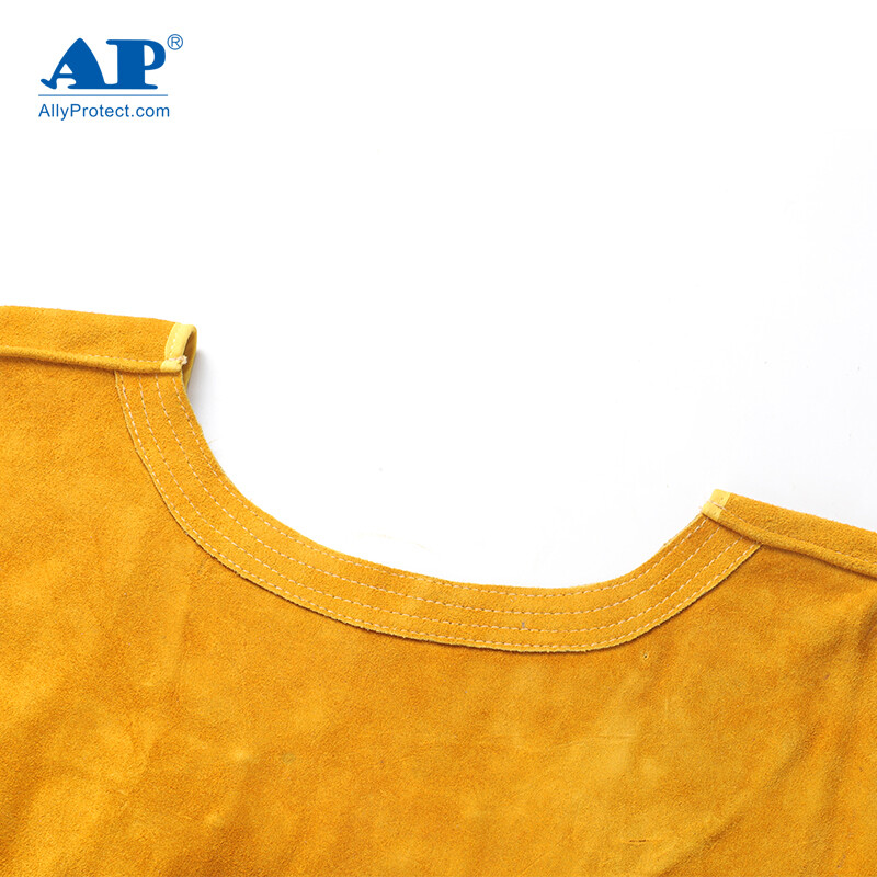 友盟AP-6102金黃色芯皮短袖圍裙圖片3 友盟AP-6102金黃色芯皮短袖圍裙圖片3