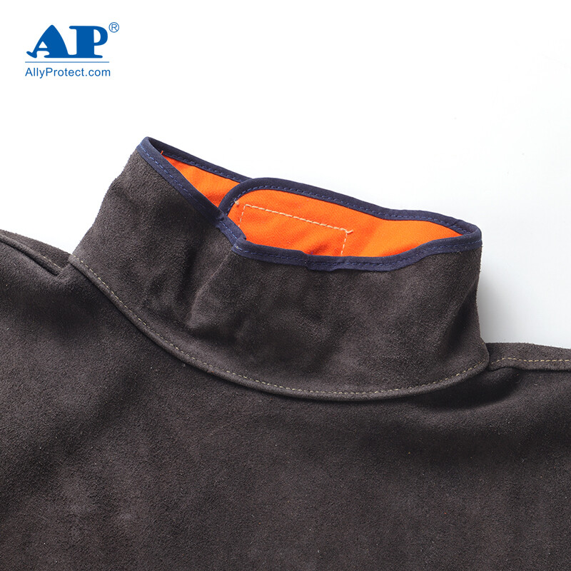 友盟AP-8002炭咖色皮護(hù)胸帶領(lǐng)長袖圍裙圖片4 友盟AP-8002炭咖色皮護(hù)胸帶領(lǐng)長袖圍裙圖片4