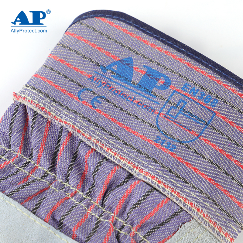 友盟AP-1525耐磨牛二層皮勞保手套圖片3 友盟AP-1525耐磨牛二層皮勞保手套圖片3