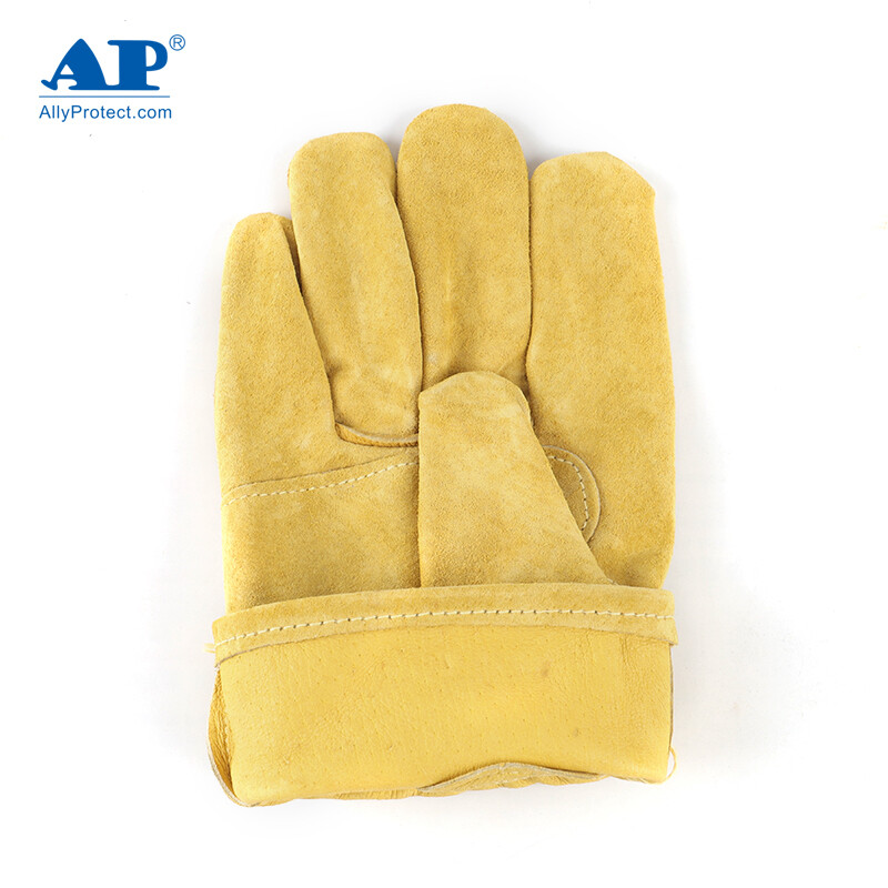 友盟AP-2266金黃色豬青皮耐低溫手套圖片3 友盟AP-2266金黃色豬青皮耐低溫手套圖片3