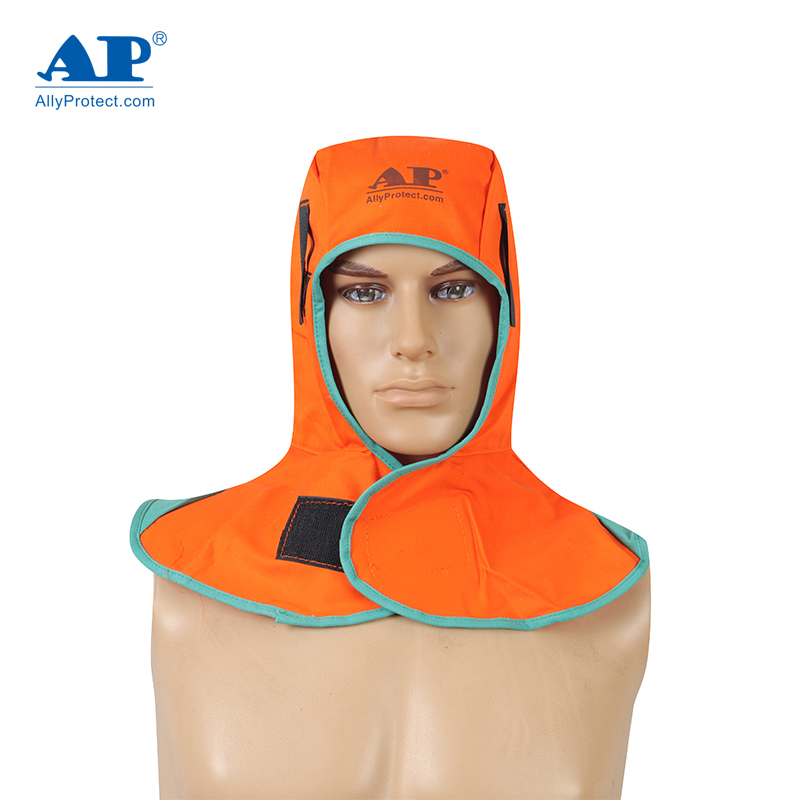 友盟AP-6671橙紅色阻燃布全護(hù)式焊帽圖片4 友盟AP-6671橙紅色阻燃布全護(hù)式焊帽圖片4