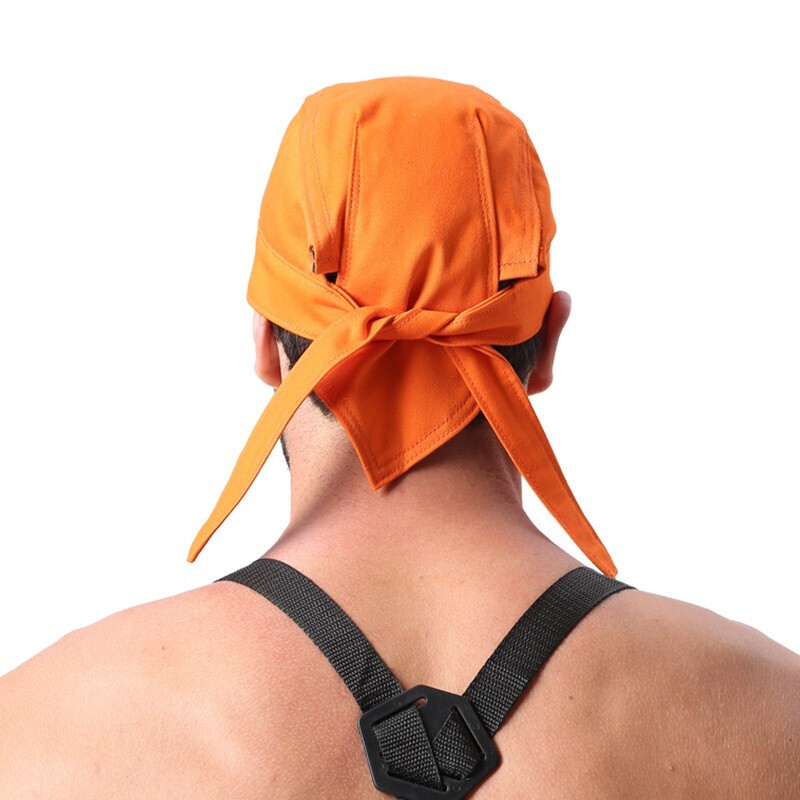 友盟AP-6710橙紅色阻燃布焊帽圖片3 友盟AP-6710橙紅色阻燃布焊帽圖片3