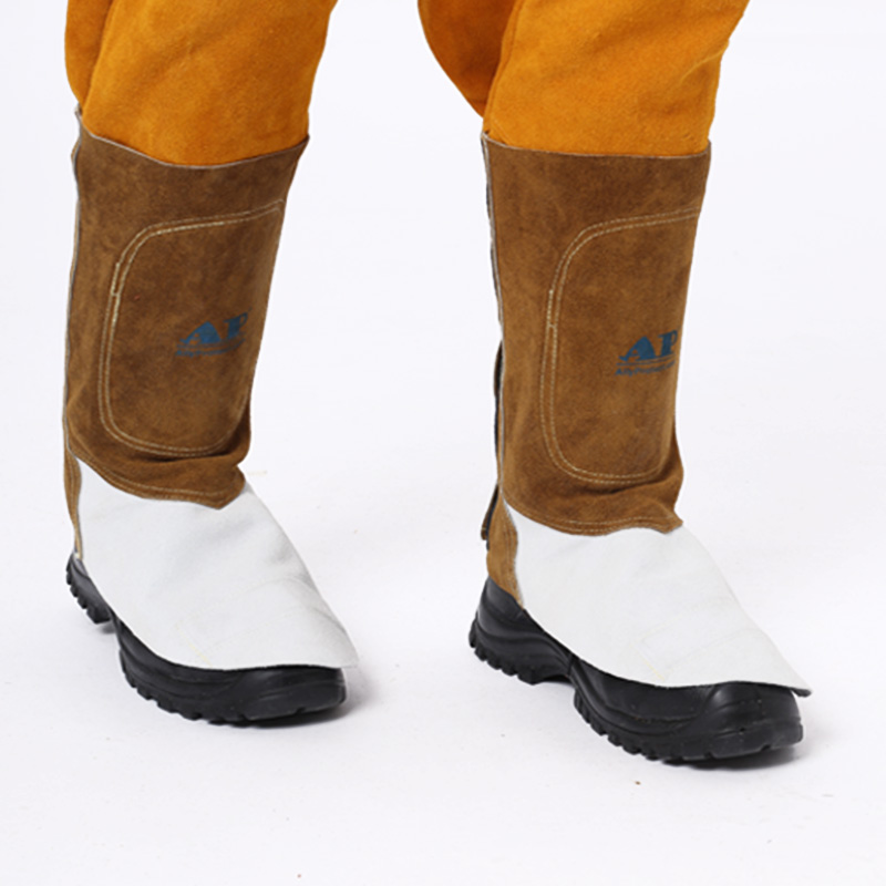 友盟AP-9401金棕色搭配原色全皮長筒腳蓋圖片1 友盟AP-9401金棕色搭配原色全皮長筒腳蓋圖片1