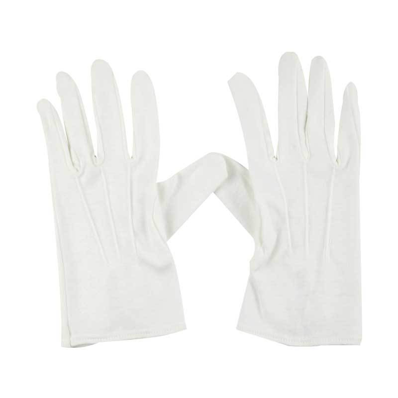 漢盾HD-GP5508純棉背三筋帶扣白色禮儀勞保手套圖片1 漢盾HD-GP5508純棉背三筋帶扣白色禮儀勞保手套圖片1