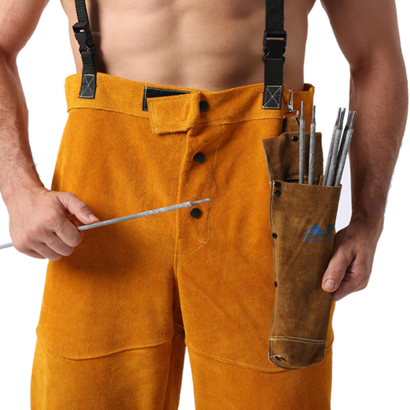 友盟AP-9110GB金棕色全皮焊枝袋圖片2 友盟AP-9110GB金棕色全皮焊枝袋圖片2