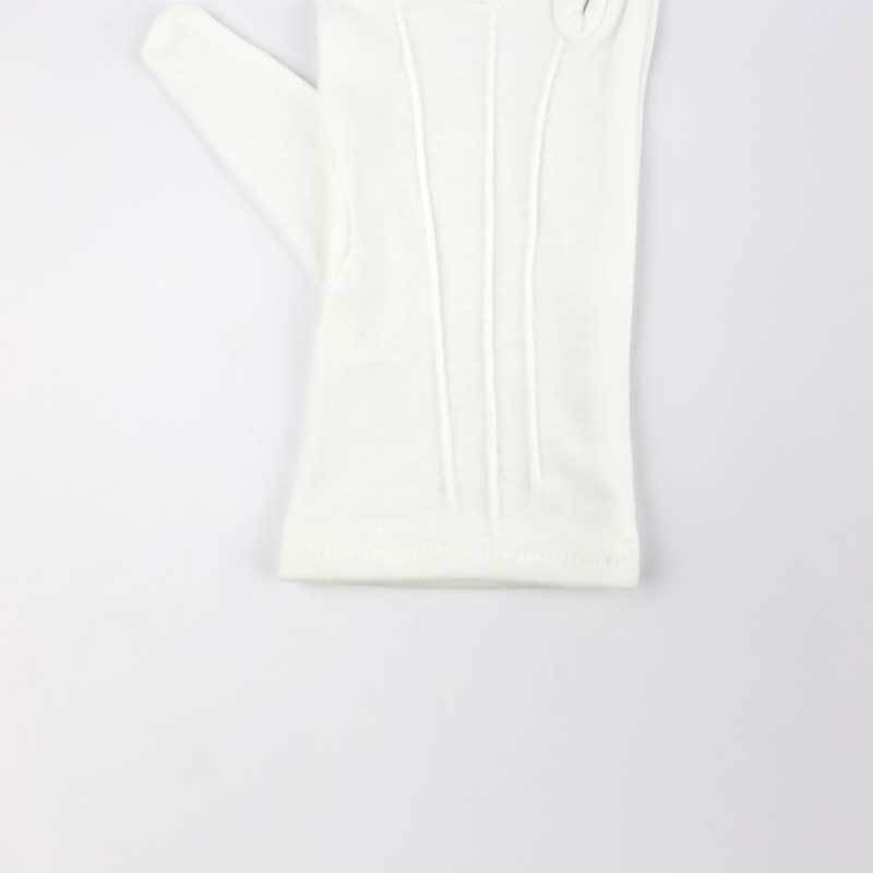 漢盾HD-GP5507滌綸背三筋白色禮儀勞保手套圖片4 漢盾HD-GP5507滌綸背三筋白色禮儀勞保手套圖片4