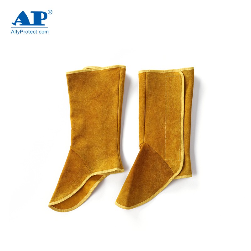 友盟AP-002金黃色牛二層皮腳蓋圖片1 友盟AP-002金黃色牛二層皮腳蓋圖片1