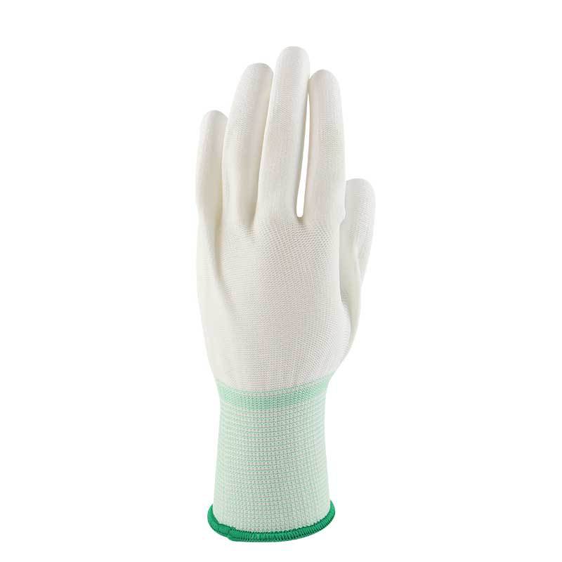 漢盾HD-GP5013 PU涂掌滌綸勞保手套圖片3 漢盾HD-GP5013 PU涂掌滌綸勞保手套圖片3