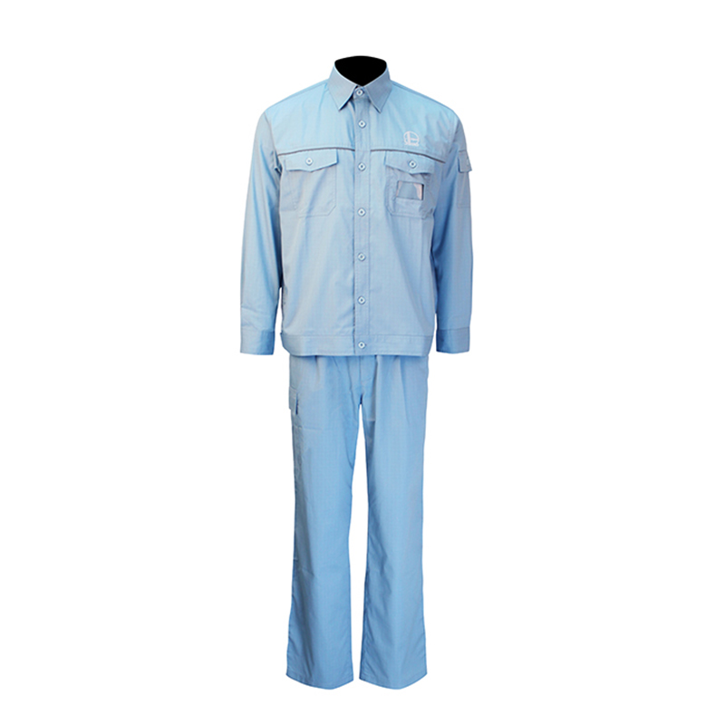 優(yōu)普泰夏季茄克長袖套裝防靜電服圖片2
