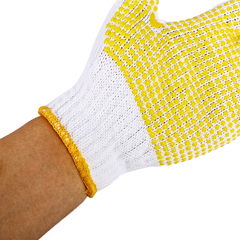 漢盾HD-750G-7掌面點(diǎn)塑滌棉紗線勞保手套圖片1 漢盾HD-750G-7掌面點(diǎn)塑滌棉紗線勞保手套圖片1