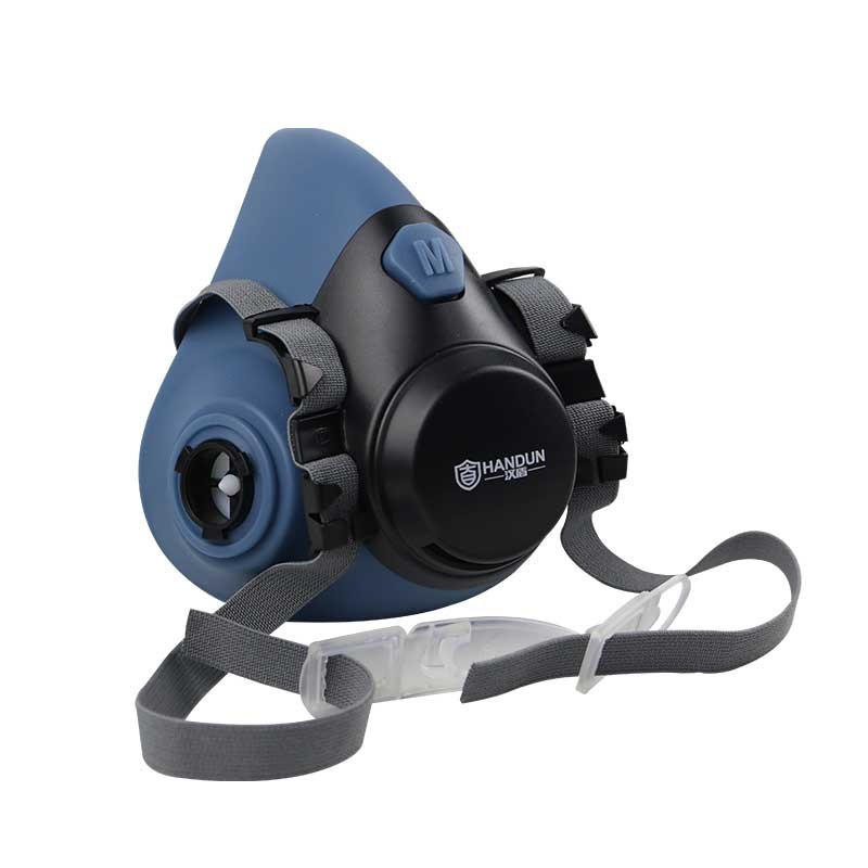 漢盾HD-FB7702硅膠雙濾盒半面罩防毒面具圖片1 漢盾HD-FB7702硅膠雙濾盒半面罩防毒面具圖片1