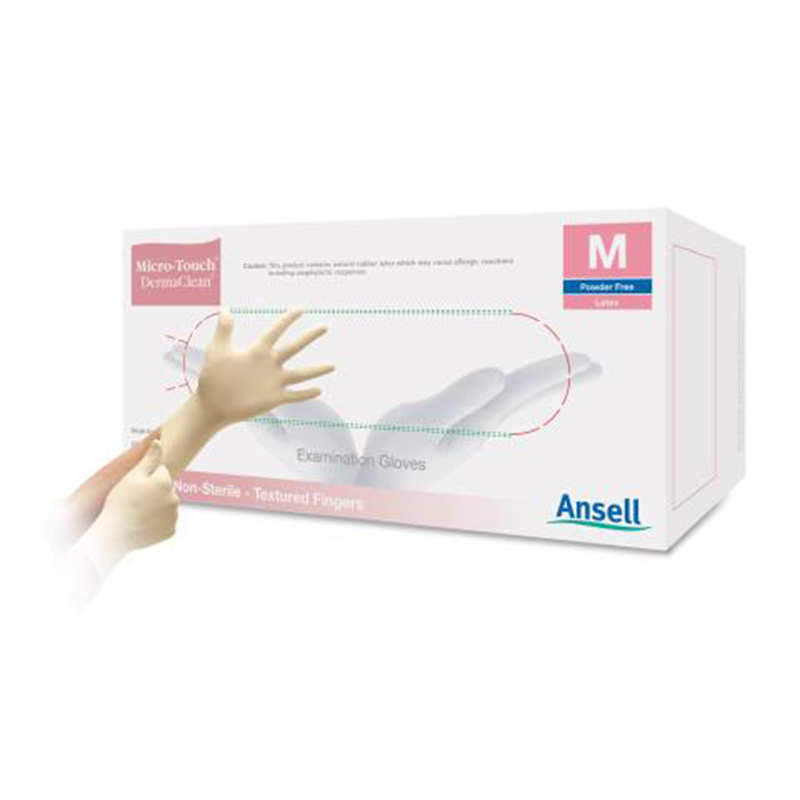 安思爾MICRO-TOUCH DermaClean 4570無粉乳膠檢查手套圖片1 安思爾MICRO-TOUCH DermaClean 4570無粉乳膠檢查手套圖片1