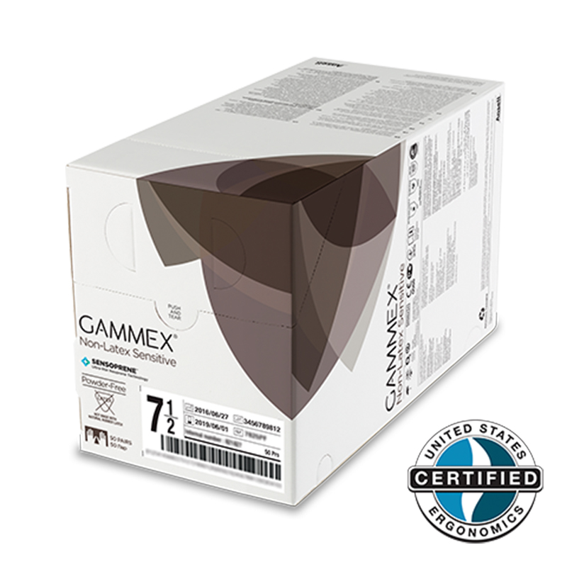 安思爾GAMMEX 340007055氯丁橡膠外科手套圖片1 安思爾GAMMEX 340007055氯丁橡膠外科手套圖片1