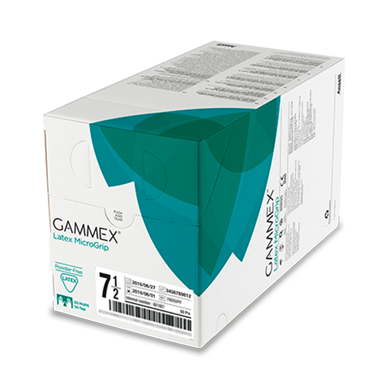 安思爾GAMMEX Latex MicroGrip 330055070無(wú)粉末乳膠外科手套圖片1 安思爾GAMMEX Latex MicroGrip 330055070無(wú)粉末乳膠外科手套圖片1