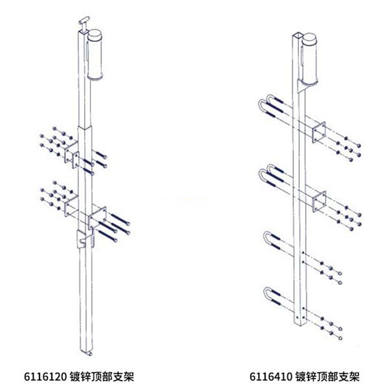 3M 6116410鍍鋅安全系統(tǒng)頂部支架圖片1