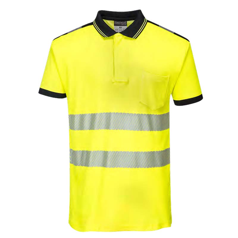 波偉斯特Portwest PW3系列T180熒光翻領(lǐng)T恤圖片3