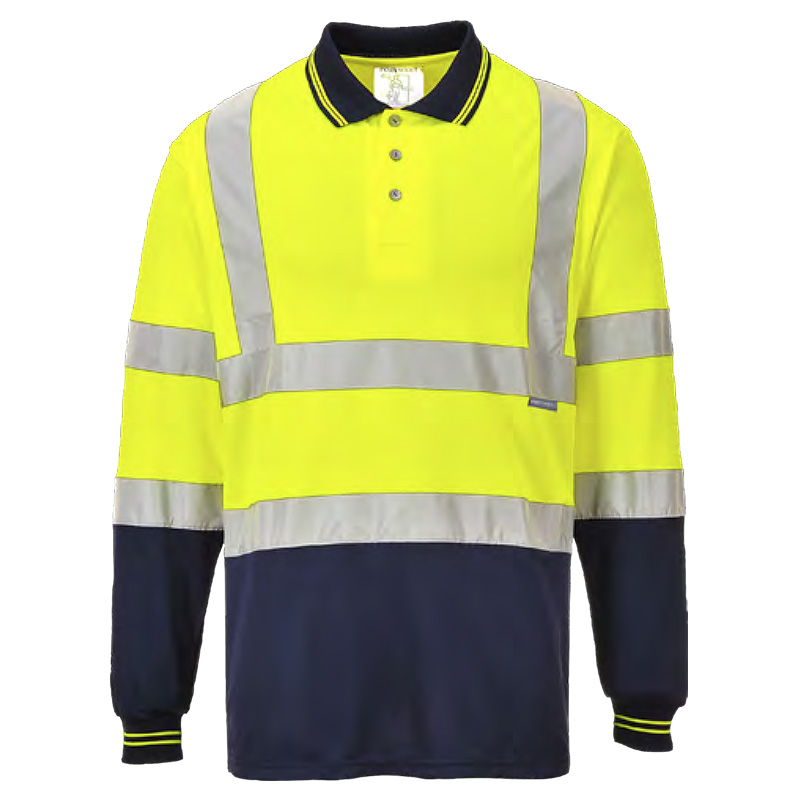 波偉斯特Portwest S279雙色長袖POLO衫圖片1 波偉斯特Portwest S279雙色長袖POLO衫圖片1