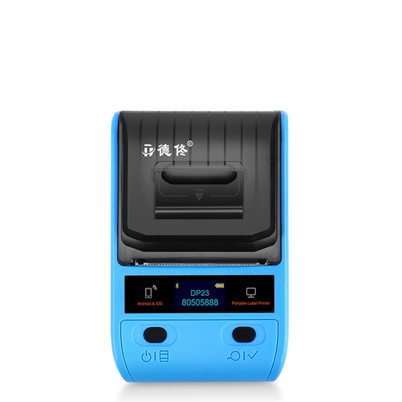 DTPrinter德佟DP23便攜藍(lán)牙熱敏不干膠條碼機(jī)圖片1