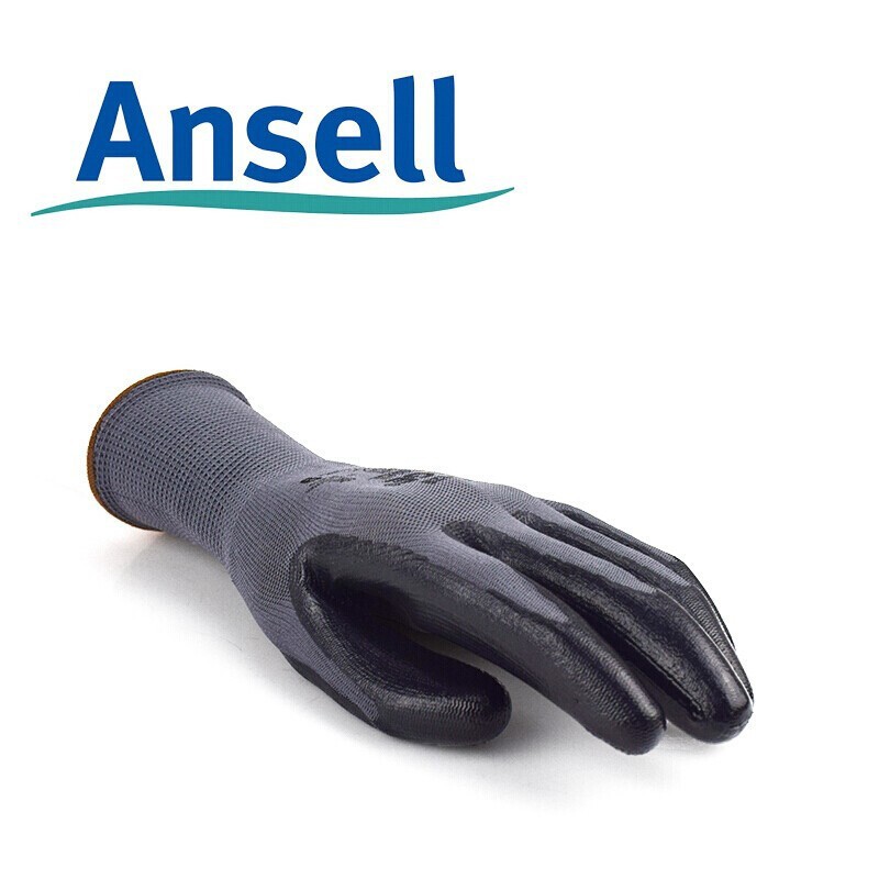 安思爾48-126滌綸PU掌部涂層黑色勞保手套圖片2 安思爾48-126滌綸PU掌部涂層黑色勞保手套圖片2