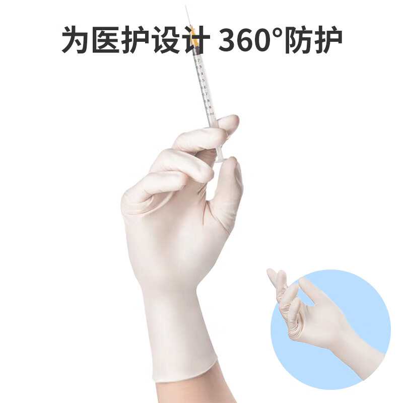 醫(yī)博康Classic NBR WT35白色一次性丁腈檢查手套圖片1 醫(yī)博康Classic NBR WT35白色一次性丁腈檢查手套圖片1