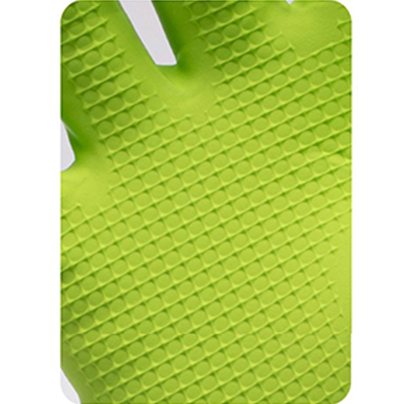 雪蓮BR-002丁腈橡膠光里食品級(jí)網(wǎng)紋防滑防護(hù)手套圖片2