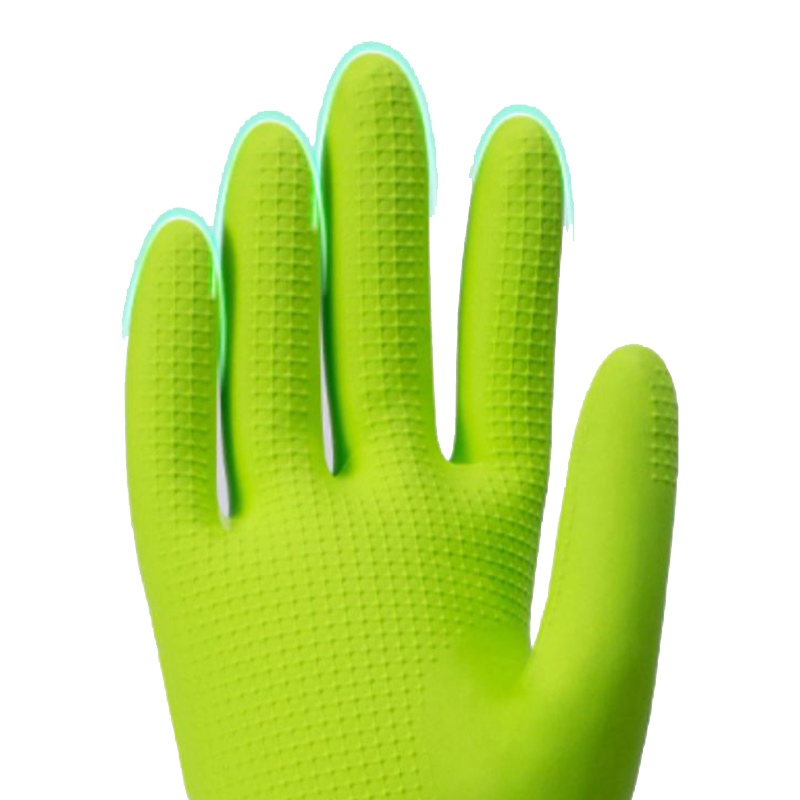 雪蓮BR-002丁腈橡膠光里食品級(jí)網(wǎng)紋防滑防護(hù)手套圖片3