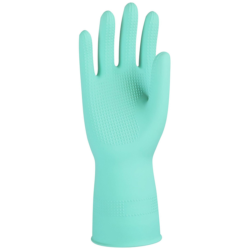 雪蓮10172 KCL乳膠絨里卷邊家用手套圖片4