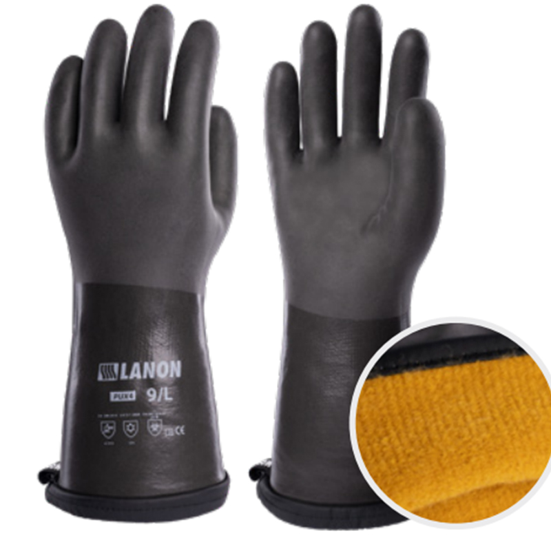 LANON蘭浪PUX4發(fā)泡防滑掌面防水透濕全浸PU防寒手套圖片1