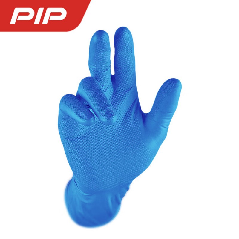 PIP 67-308雙面魚(yú)鱗紋8mil加長(zhǎng)丁腈手套圖片1
