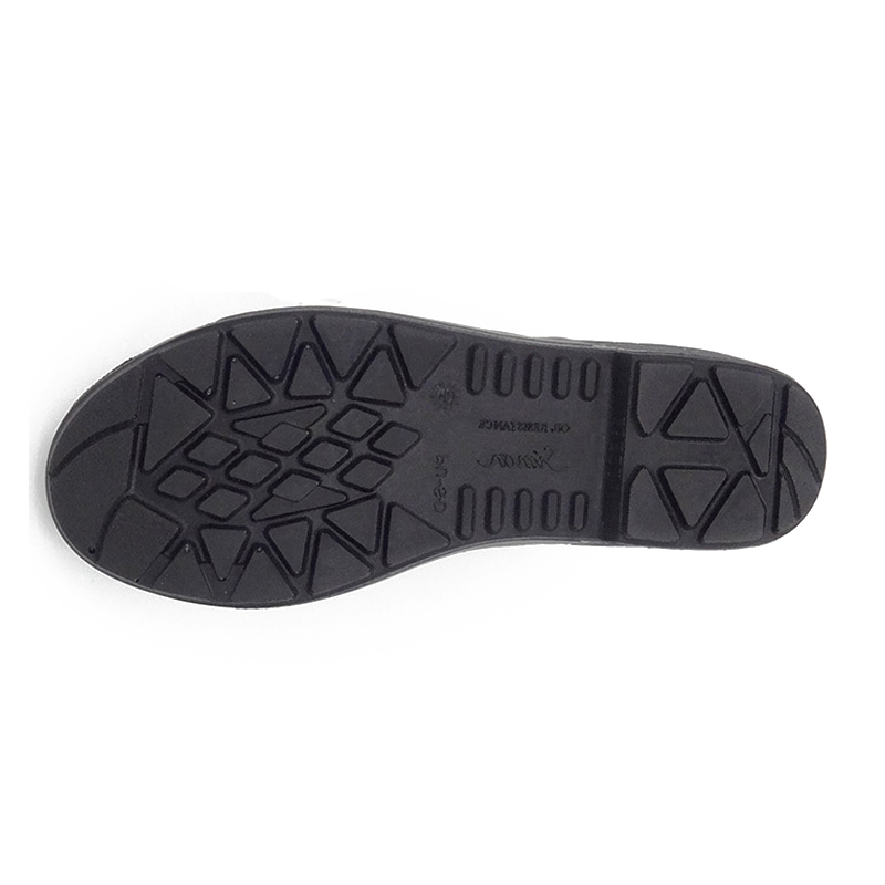 希滿YS-722黑色中幫頭層壓花牛皮防滑防砸安全鞋圖片3 希滿YS-722黑色中幫頭層壓花牛皮防滑防砸安全鞋圖片3