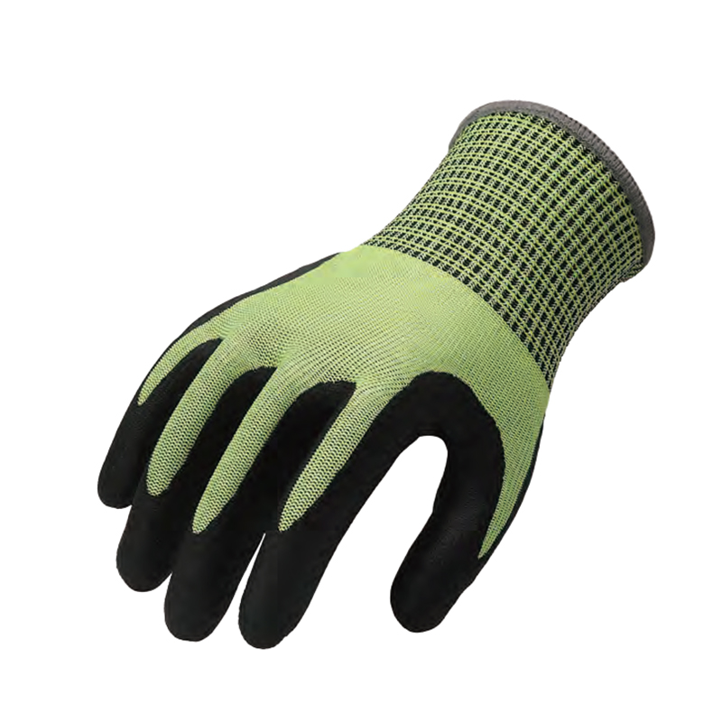 思衛(wèi)爾3326黑色13針A9級(jí)丁腈涂掌可觸屏HPPE防割手套圖片1 思衛(wèi)爾3326黑色13針A9級(jí)丁腈涂掌可觸屏HPPE防割手套圖片1