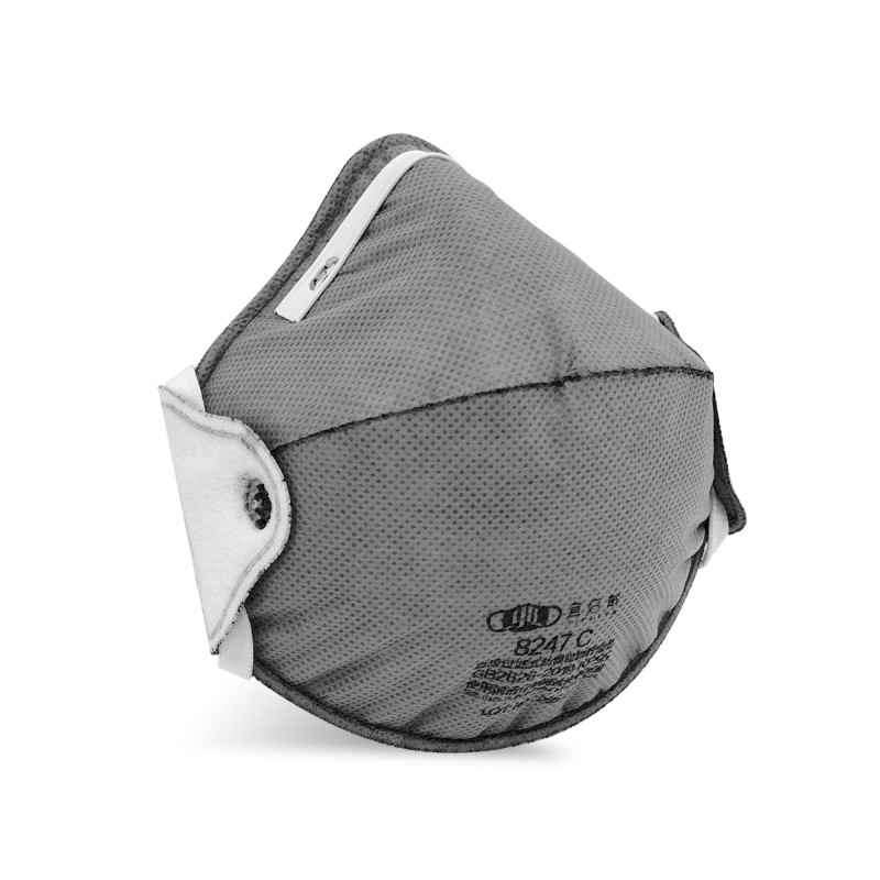 YICHITA宜啟戴YQD8247C頭帶式杯型有機(jī)蒸氣KP95防塵口罩圖片2