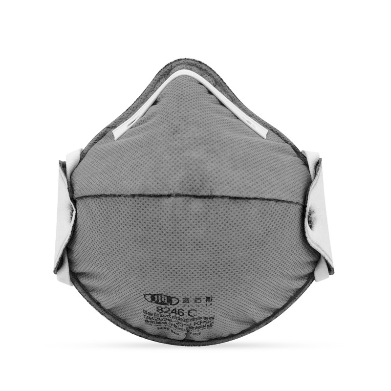 YICHITA宜啟戴YQD8576C頭帶式杯型帶閥酸性氣體KP95防塵口罩圖片1