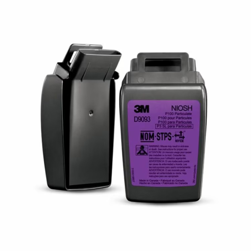 3M D9093CN P100防塵過濾盒HF800面罩濾塵盒
