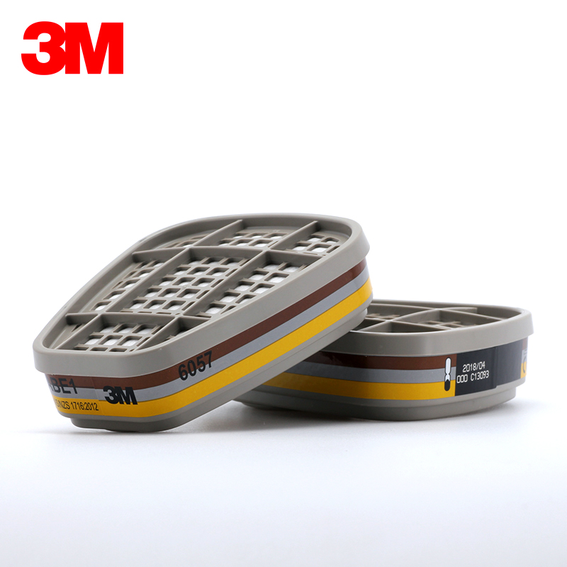 3M6057防護(hù)有機(jī)/無(wú)機(jī)/酸性氣體濾毒盒