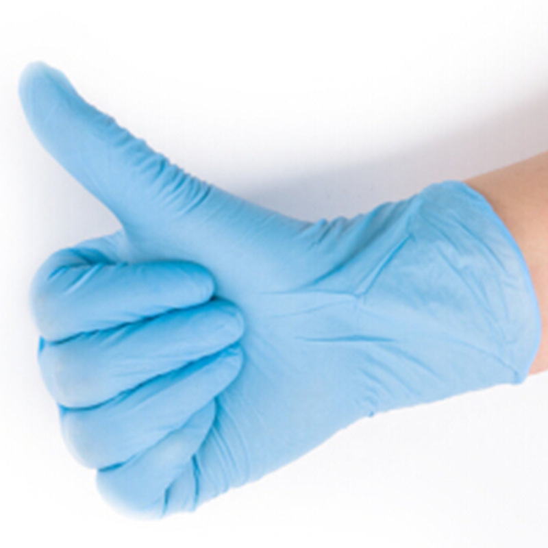 麥迪康1191C藍(lán)色無(wú)粉一次性丁腈手套M
