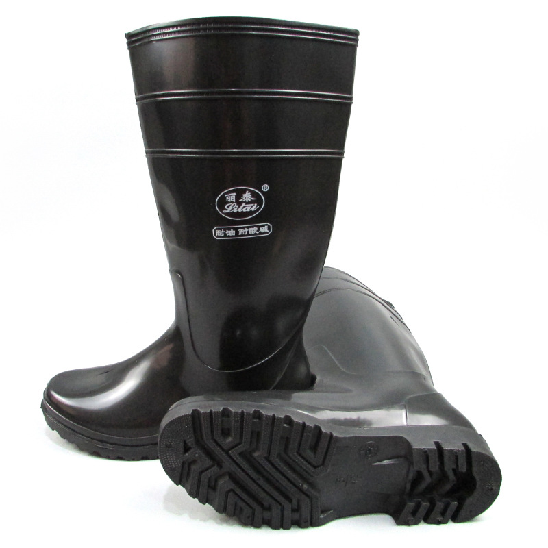 麗泰防水防滑耐磨高筒PVC安全雨靴