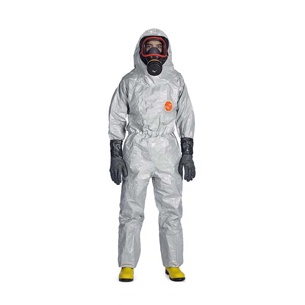 杜邦Tychem6000F face seal防化服C級化學(xué)防護服TF611T