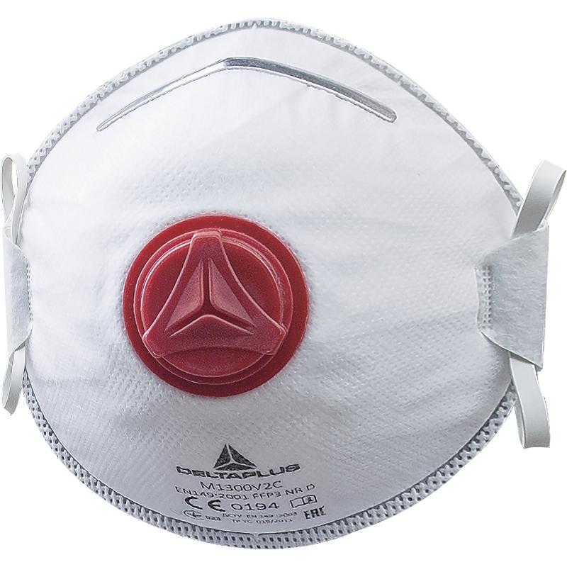 代爾塔M1300V2C無(wú)紡布帶閥防塵口罩