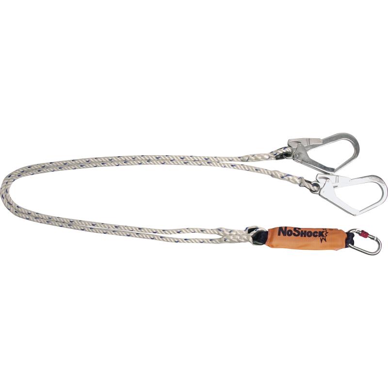 代爾塔504211三股繩雙大鉤減震安全繩