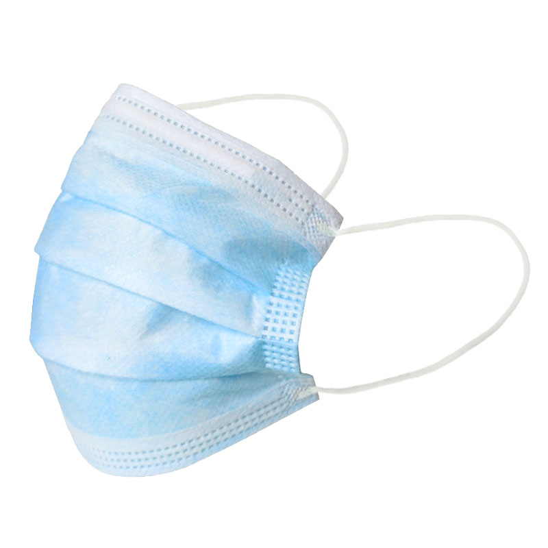 宜舒FE3B藍(lán)色平面三層一次性口罩