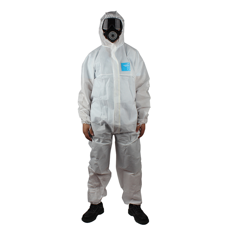 微護佳MG1500 WH15-B-99-157-02白色增強型有帽連體防護服