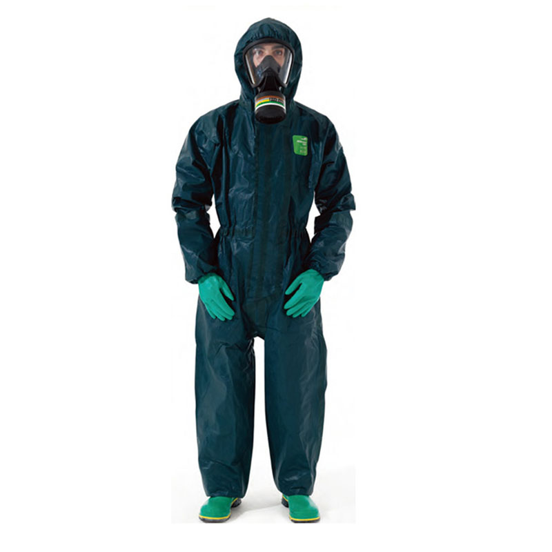 微護(hù)佳GR40-T-99-750 MC4000綠色長(zhǎng)管連接防護(hù)服 