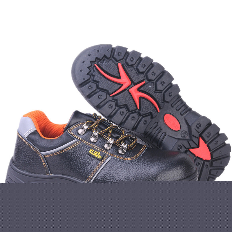 尊獅牛皮防砸防刺穿安全防護(hù)鞋