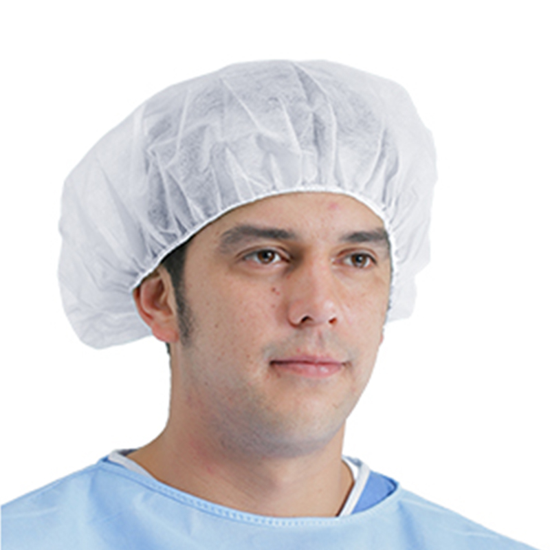 英科BC141002白色一次性無(wú)紡布圓帽