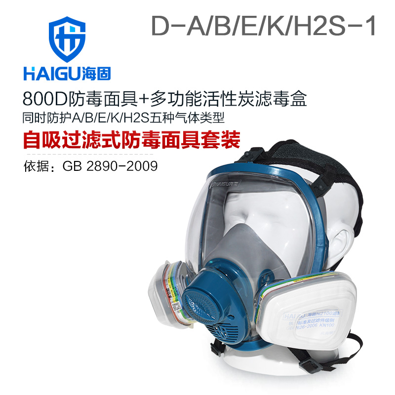 海固HG-800D/D-A/B/E/K/H2S-1/HG-TLMG濾毒盒 綜合防毒氣 活性炭防毒面具