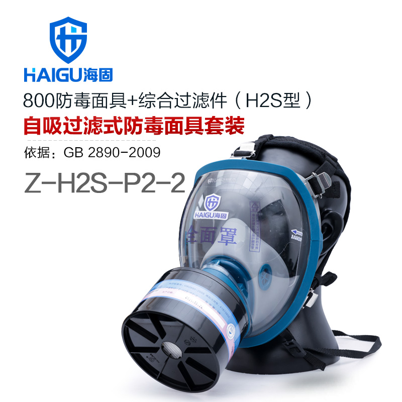 海固HG-800 Z-H2S-P2-2防毒面具套裝