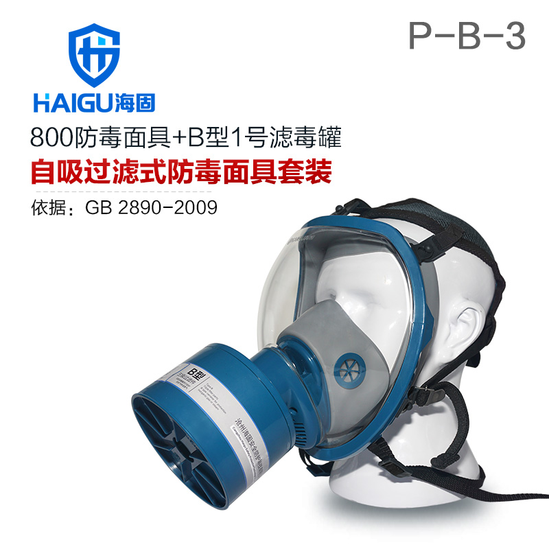 海固HG-800 P-B-3綜合防無(wú)機(jī)氣體防毒面具